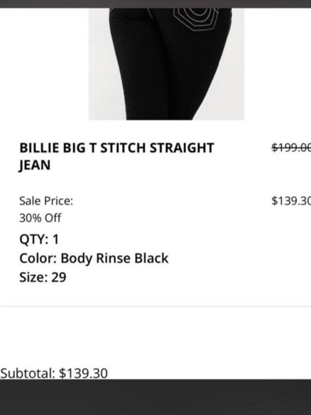 TRUE RELIGION JEANS
